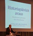 Puhemies Eero Heinäluoma avaa XV Suomalaiset historiapäivät